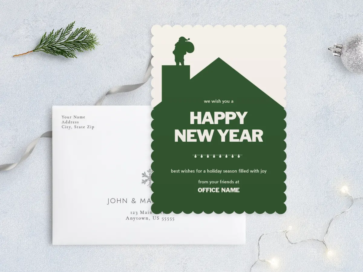 Front with Envelope Design