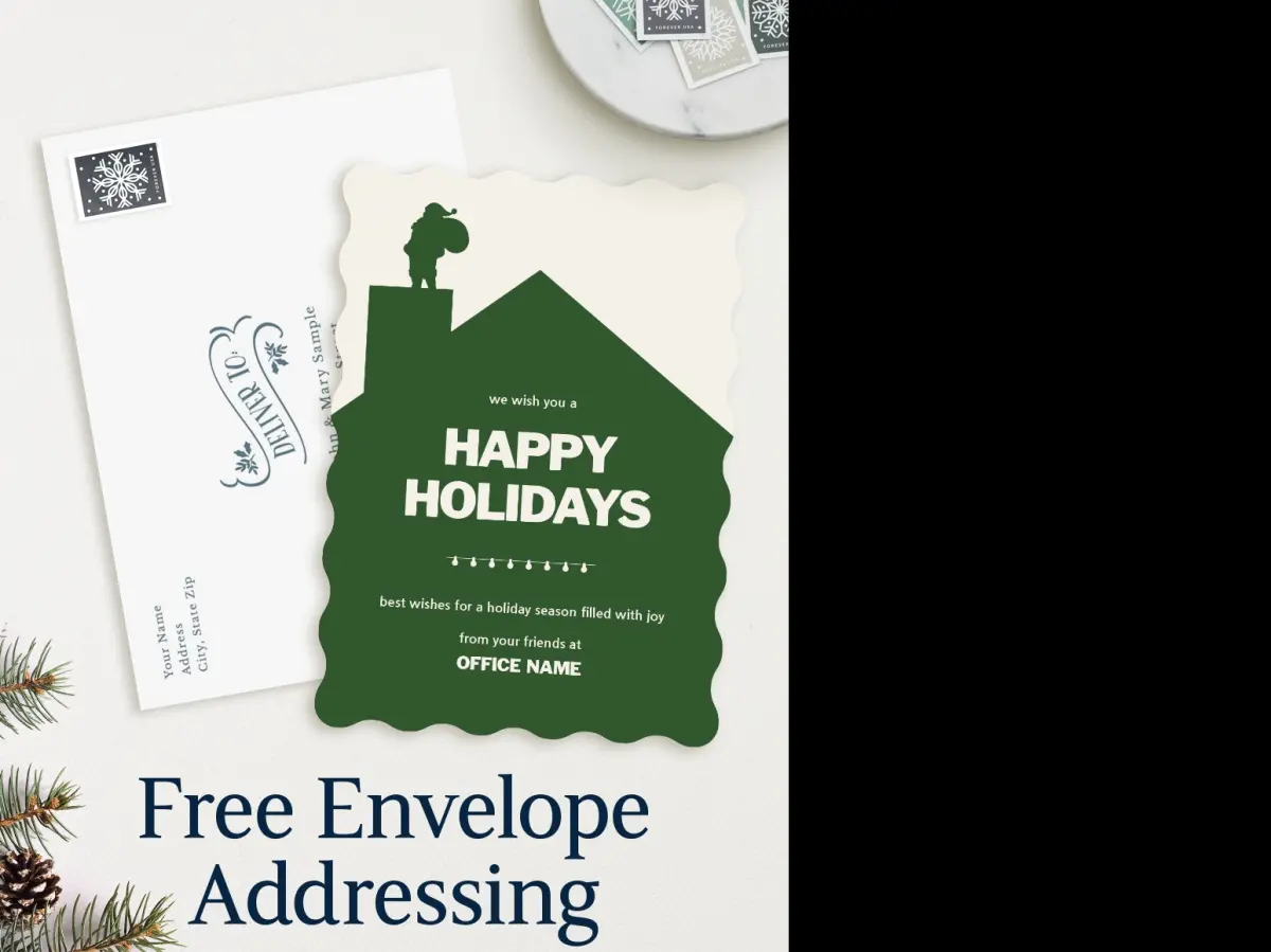 Wavy Christmas Cards