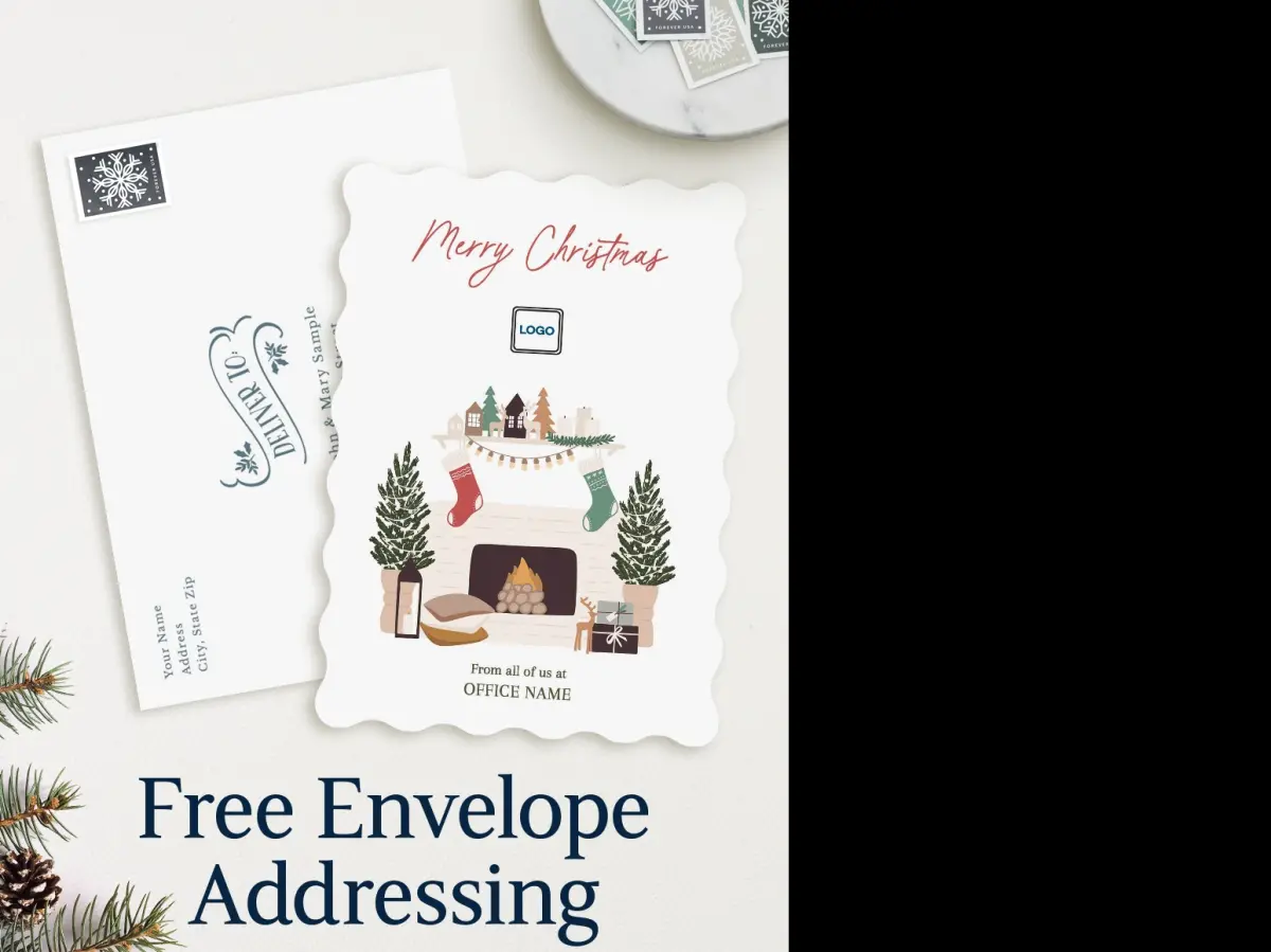 Wavy Christmas Cards