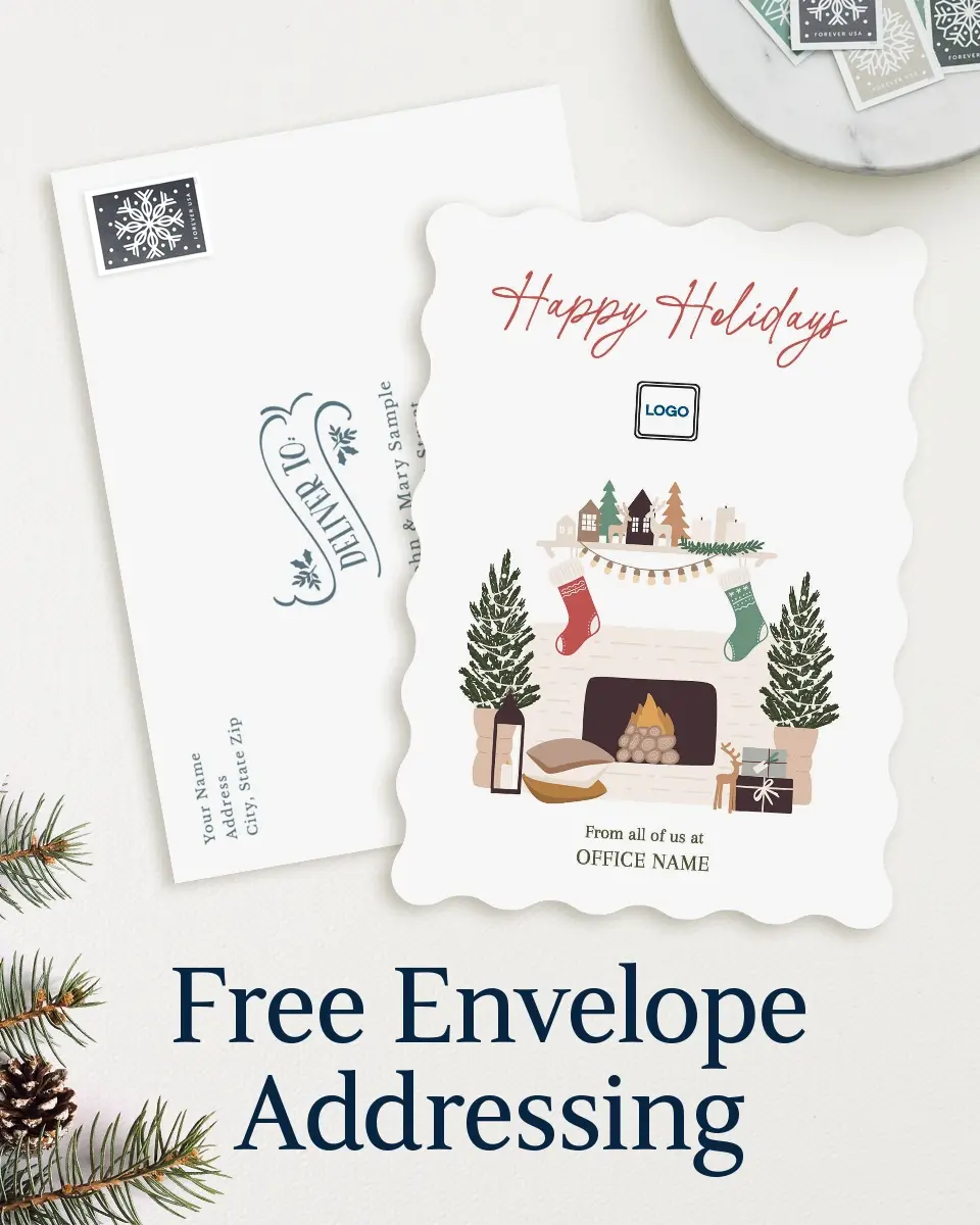 Wavy Christmas Cards