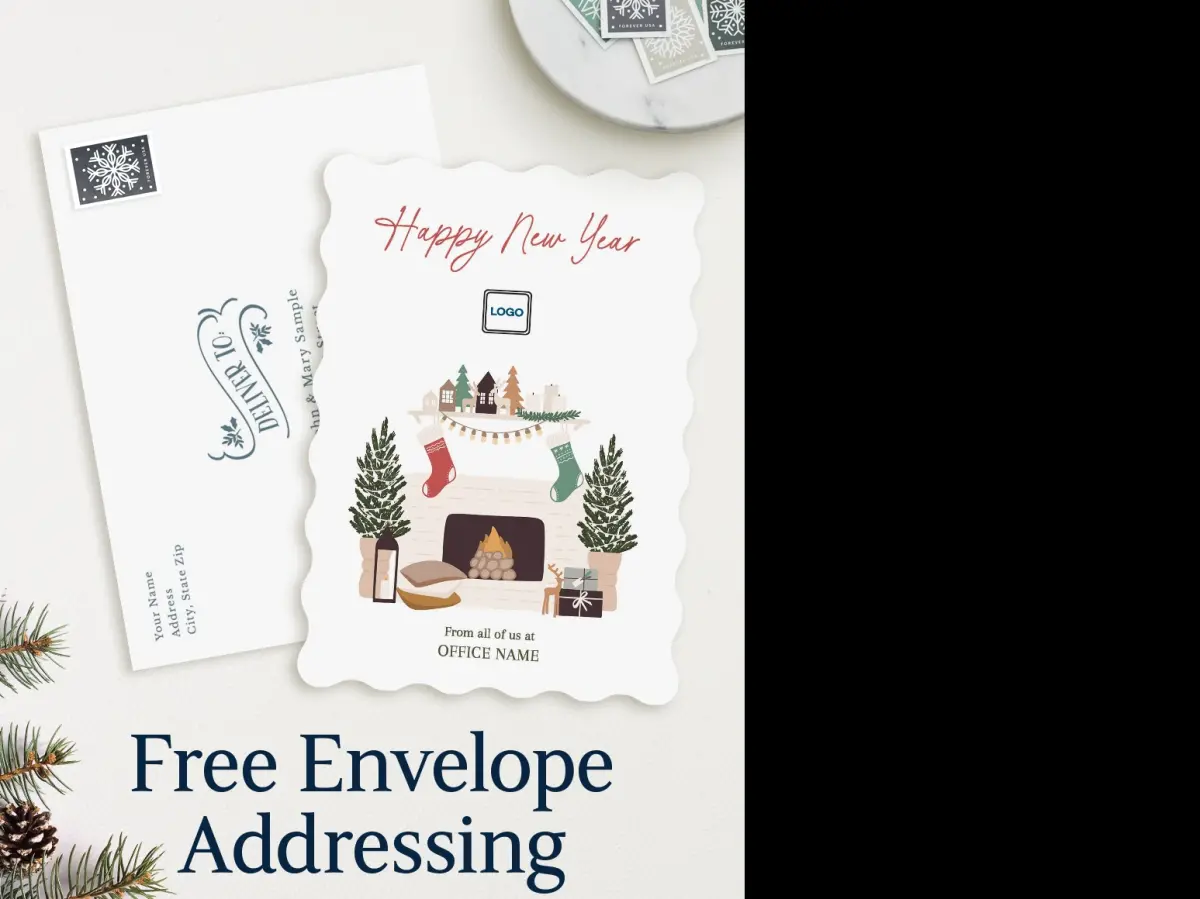 Wavy Christmas Cards