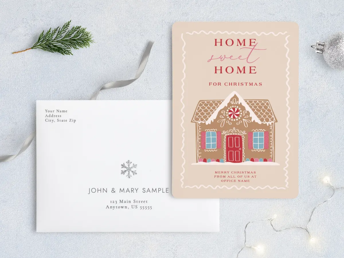 Front with Envelope Design