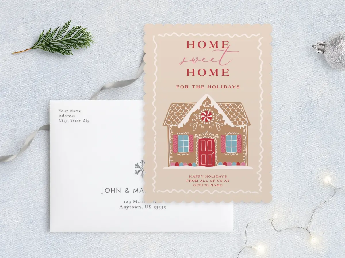 Front with Envelope Design