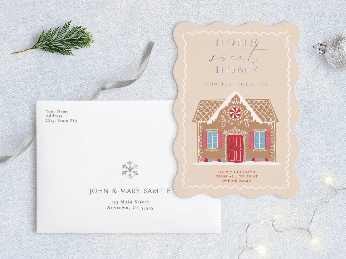 Front with Envelope Design