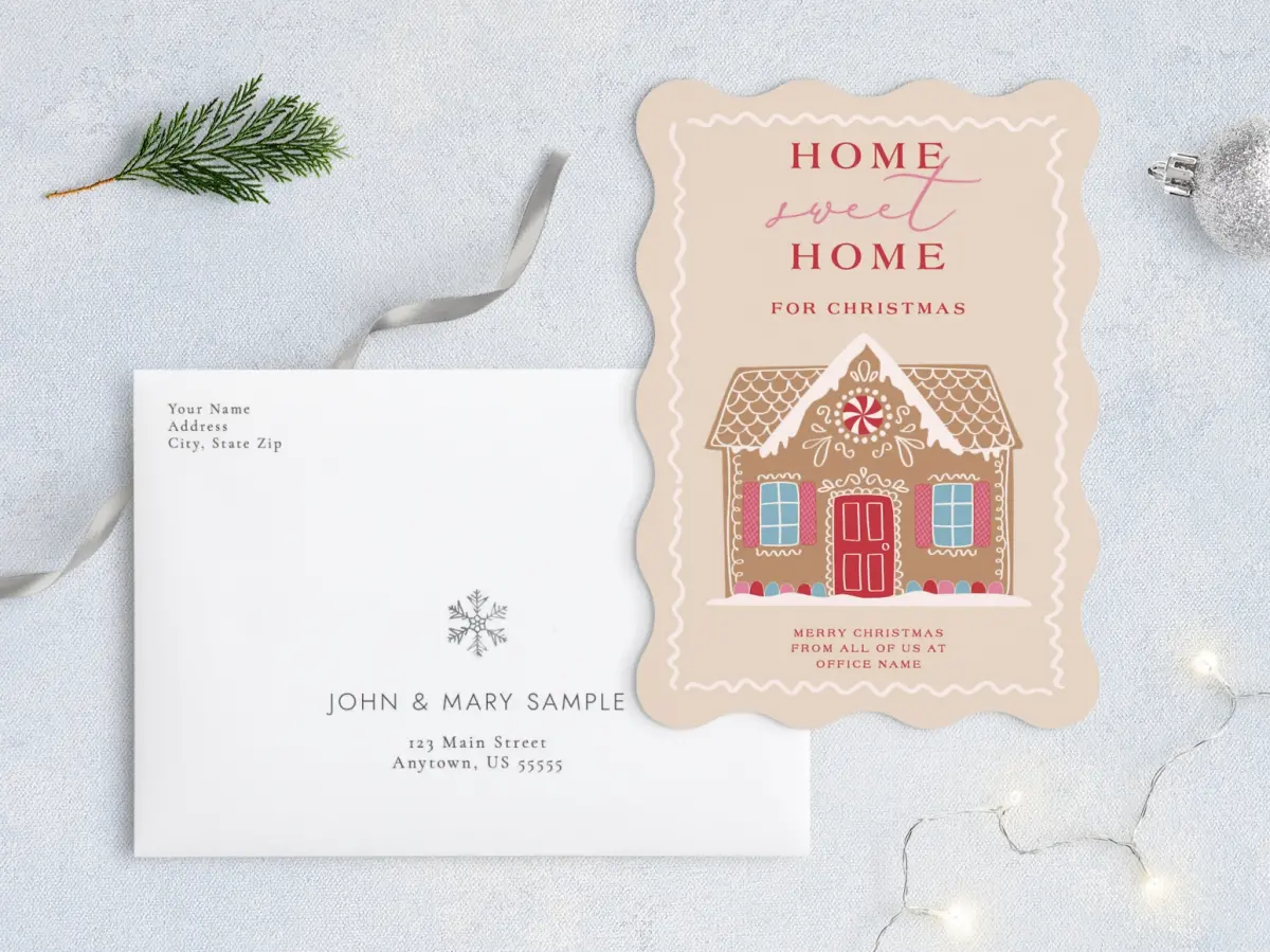 Front with Envelope Design