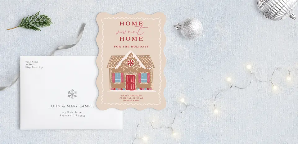 Front with Envelope Design