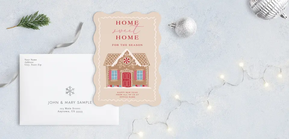 Front with Envelope Design