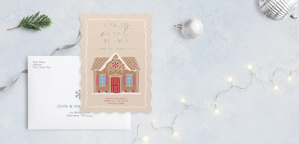 Front with Envelope Design