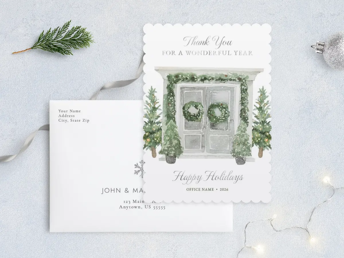 Front with Envelope Design
