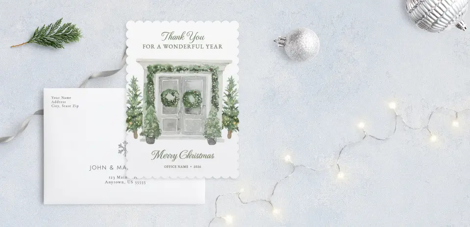 Front with Envelope Design