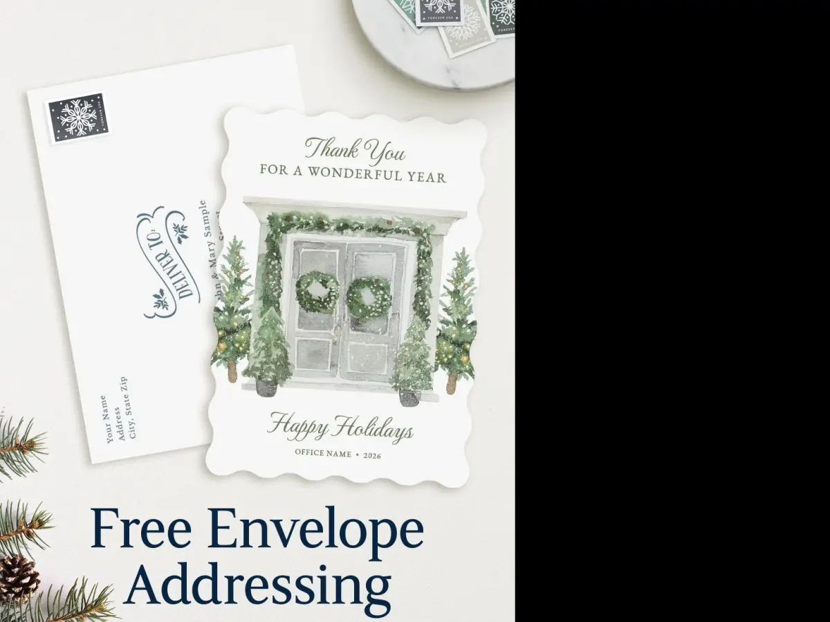 Wavy Christmas Cards