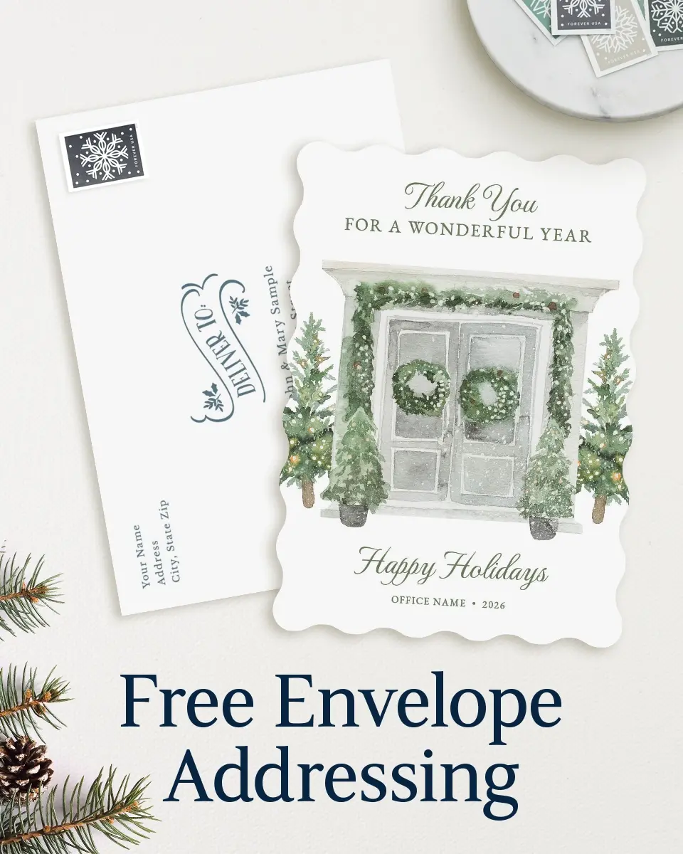 Wavy Christmas Cards