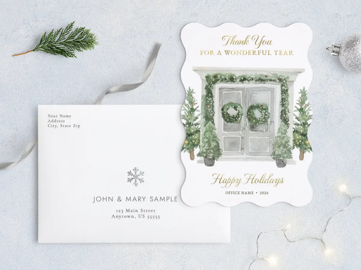 Front with Envelope Design
