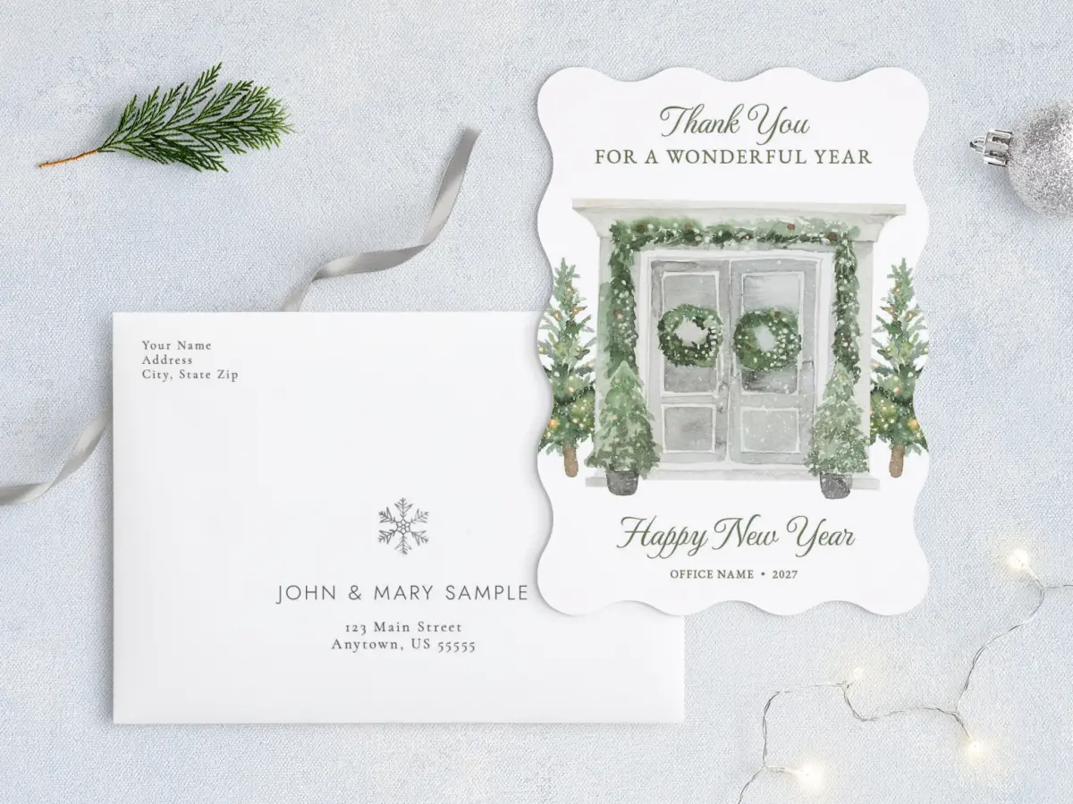 Front with Envelope Design