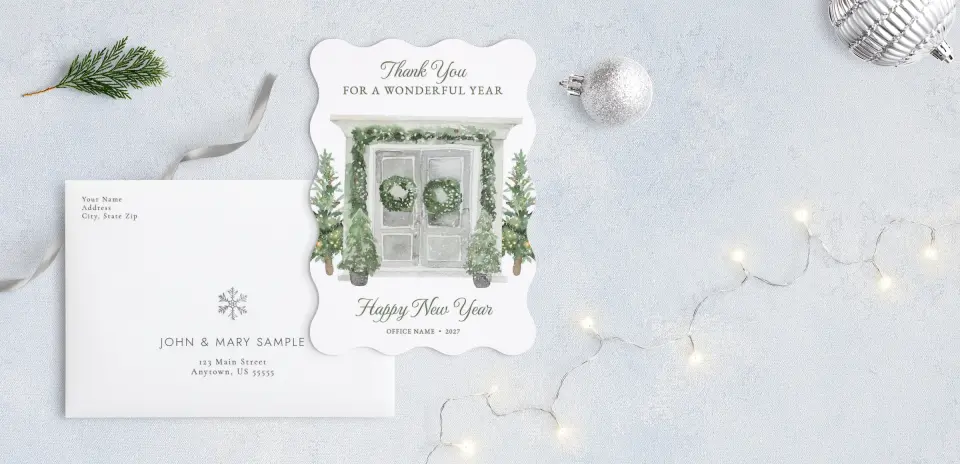 Front with Envelope Design