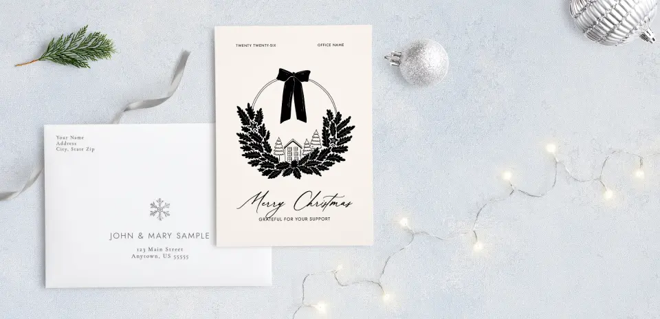 Front with Envelope Design
