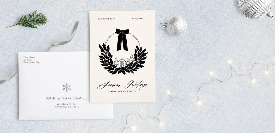Front with Envelope Design
