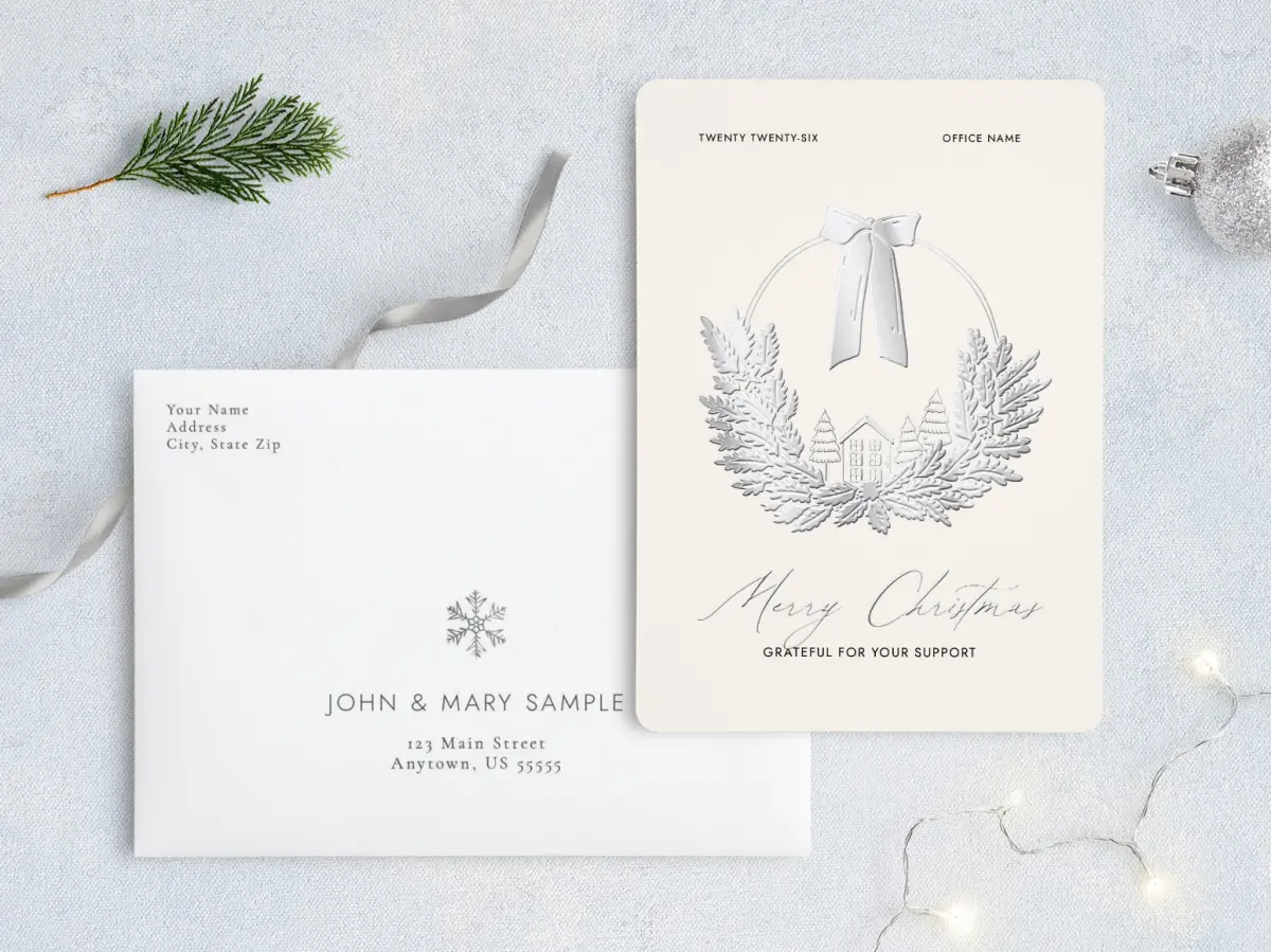 Front with Envelope Design