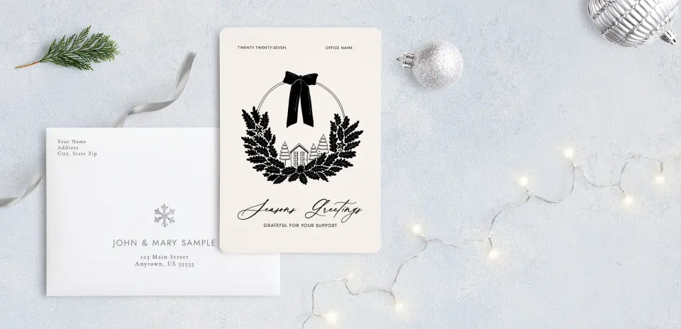 Front with Envelope Design