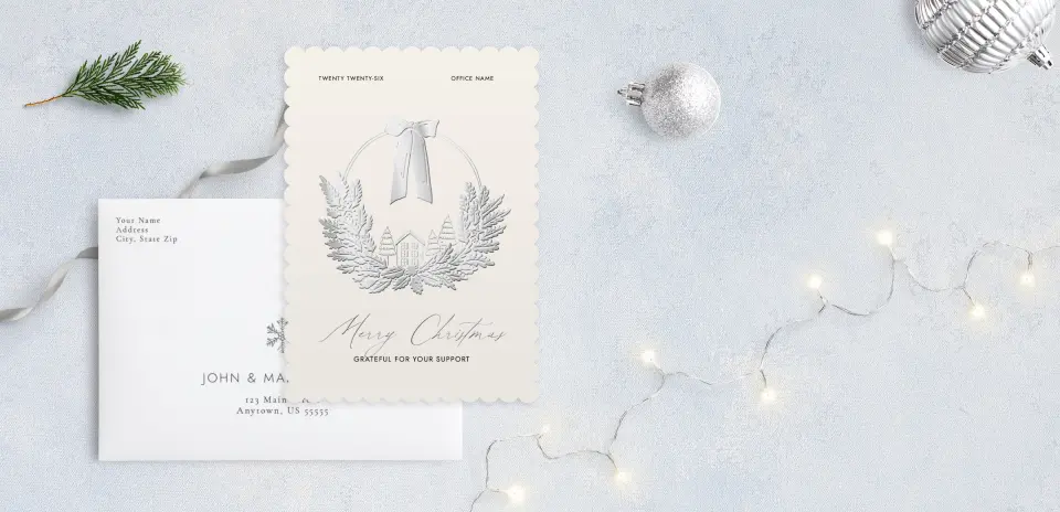 Front with Envelope Design