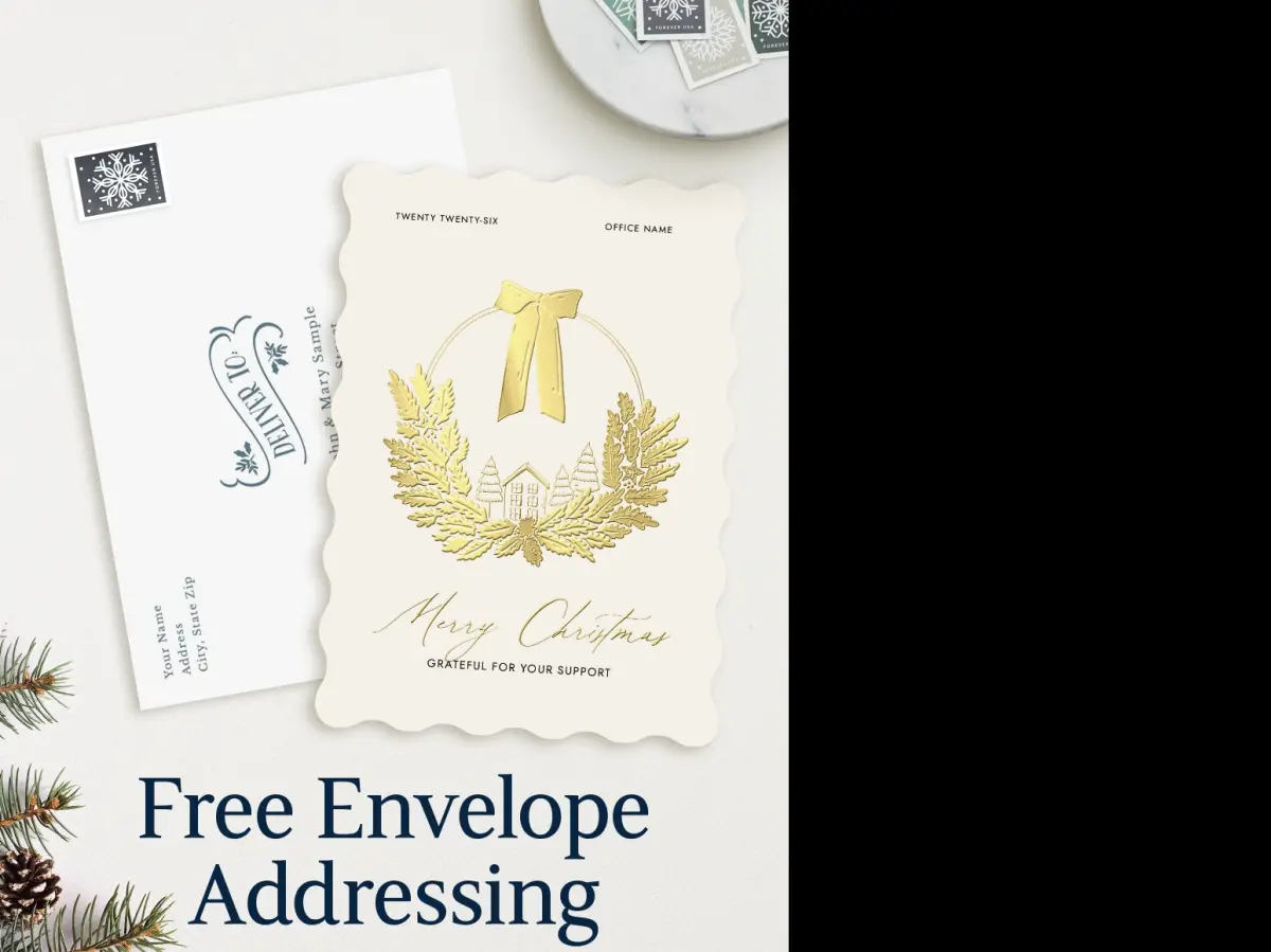 Wavy Christmas Cards