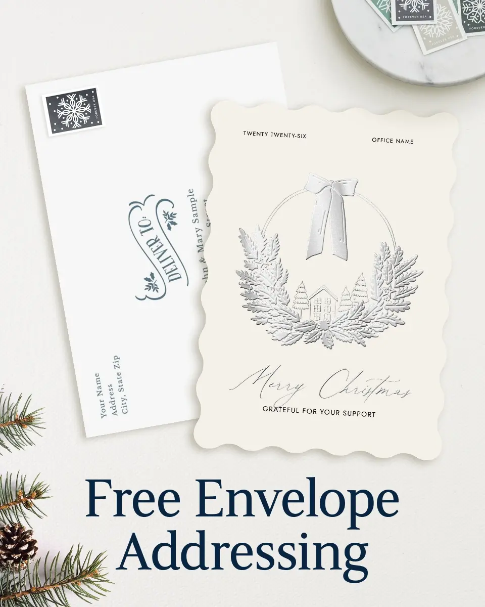 Wavy Christmas Cards