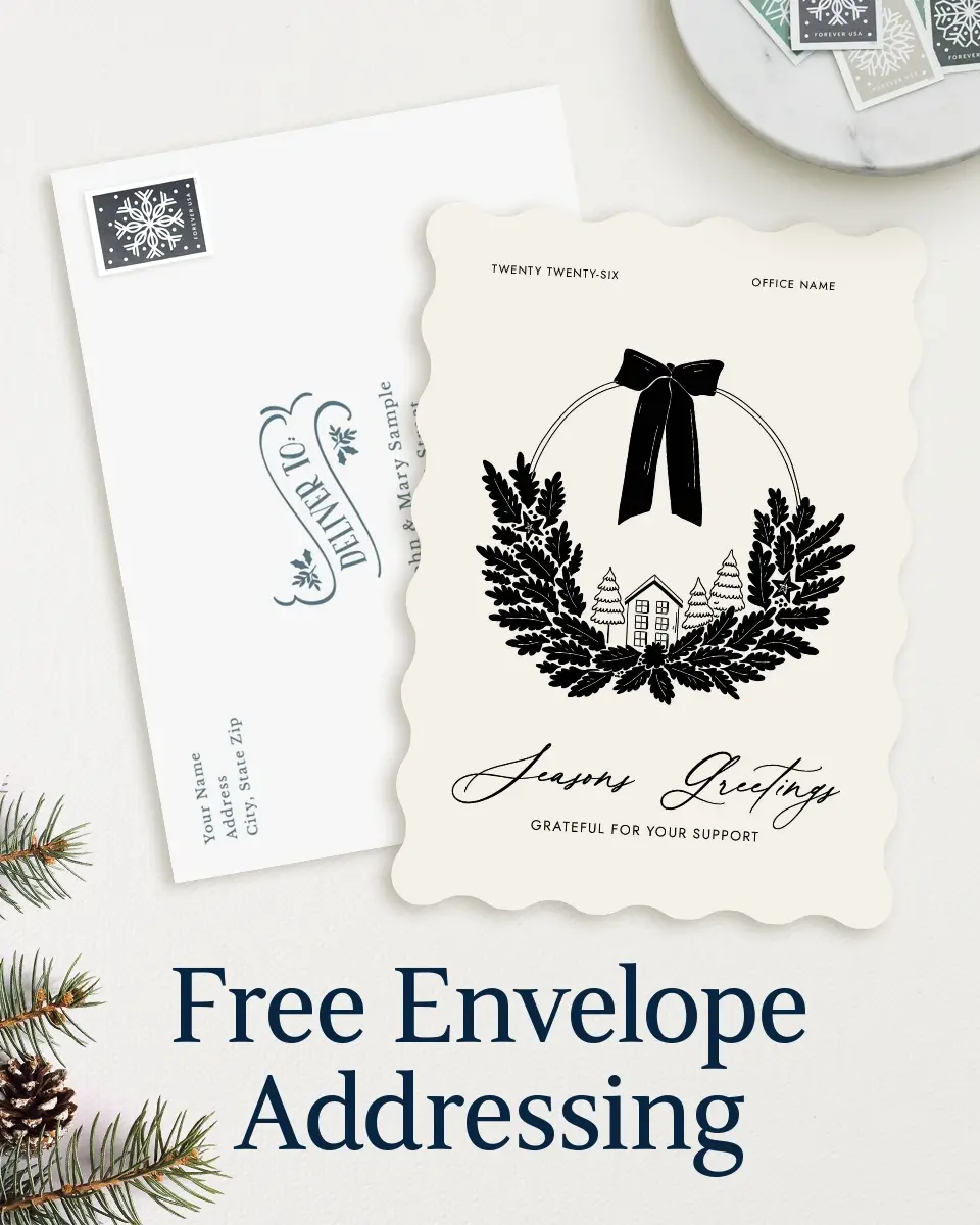 Wavy Christmas Cards