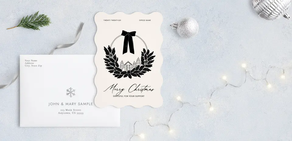 Front with Envelope Design