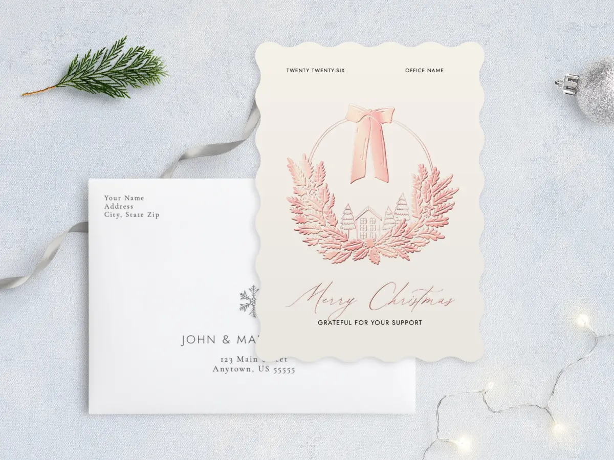 Front with Envelope Design