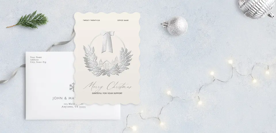 Front with Envelope Design