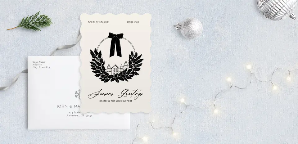Front with Envelope Design