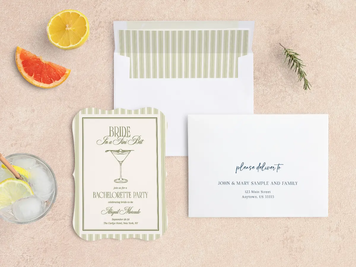 Front with Envelope Liner