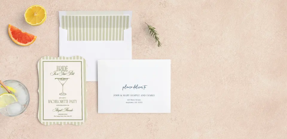 Front with Envelope Liner