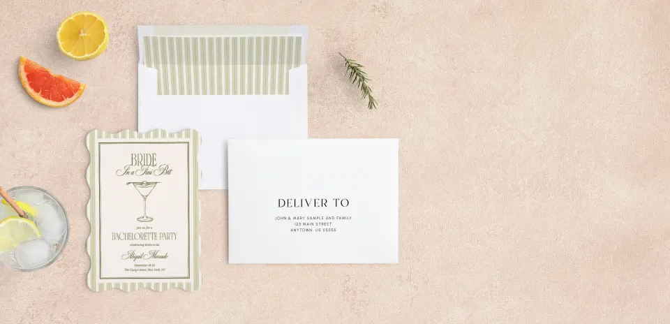 Front with Envelope Liner
