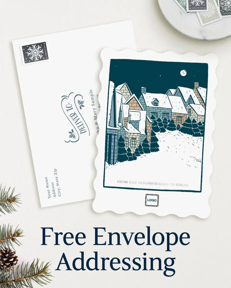 Wavy Christmas Cards
