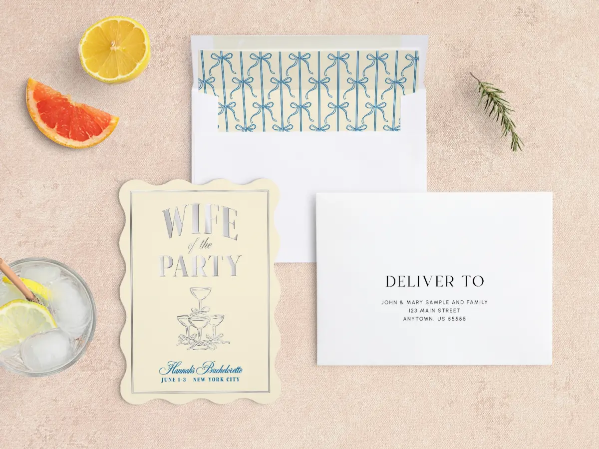 Front with Envelope Liner