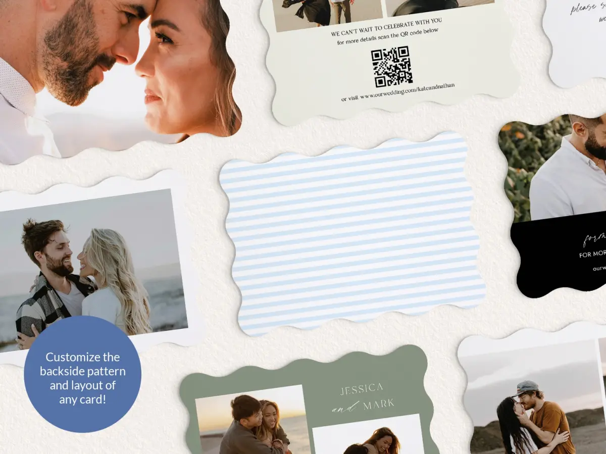Back of Save the Date Card