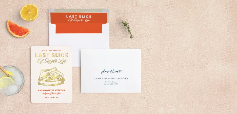 Front with Envelope Liner