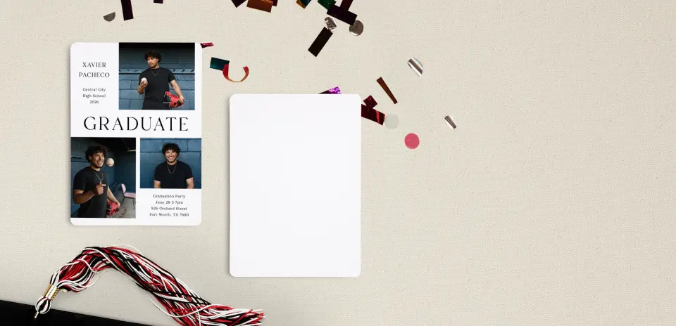 Grad Card Back