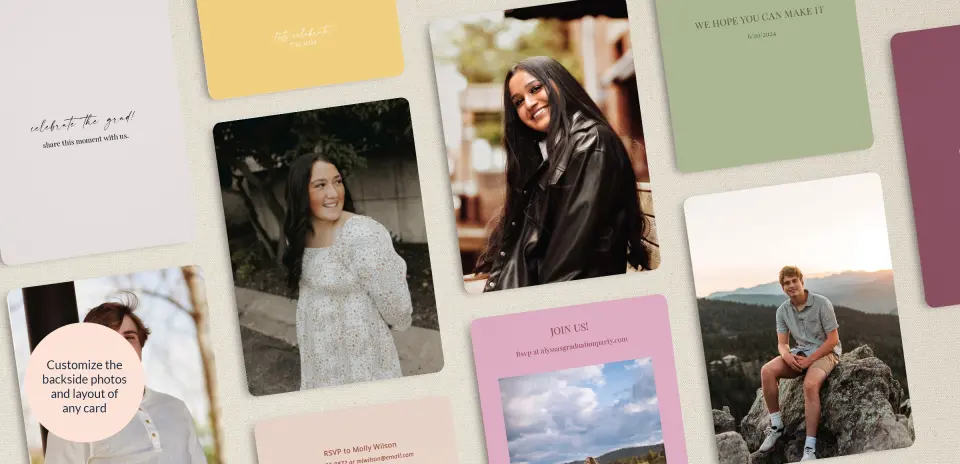 Grad Card Back