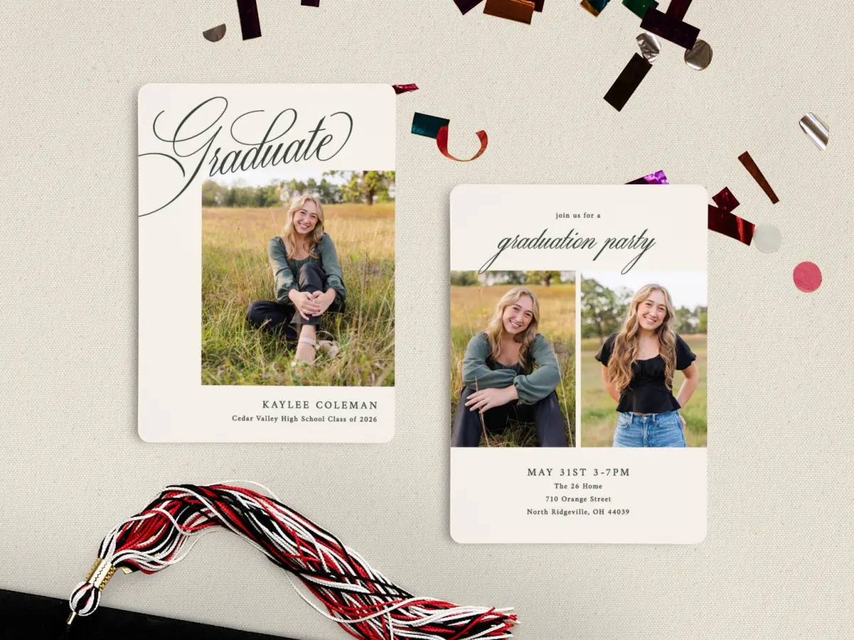 Grad Card Back