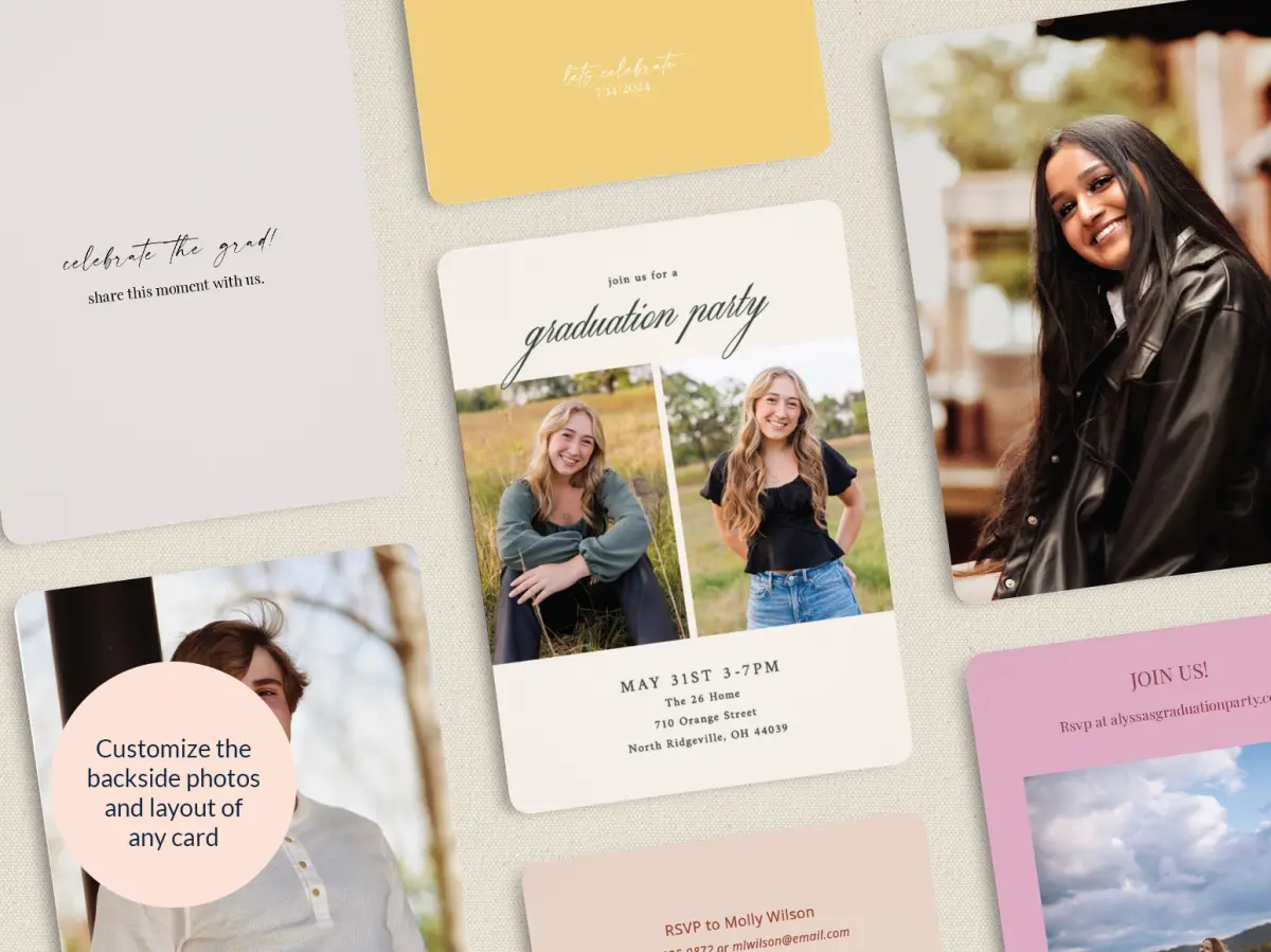 Grad Card Back