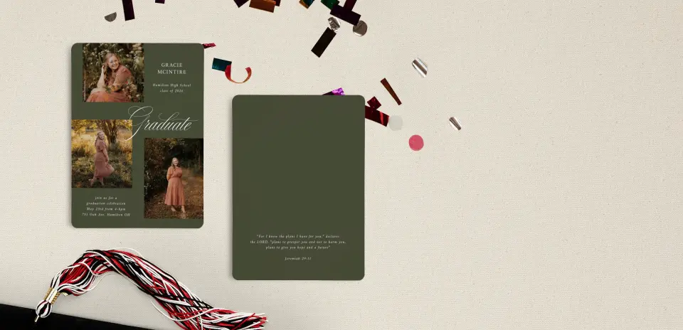 Grad Card Back