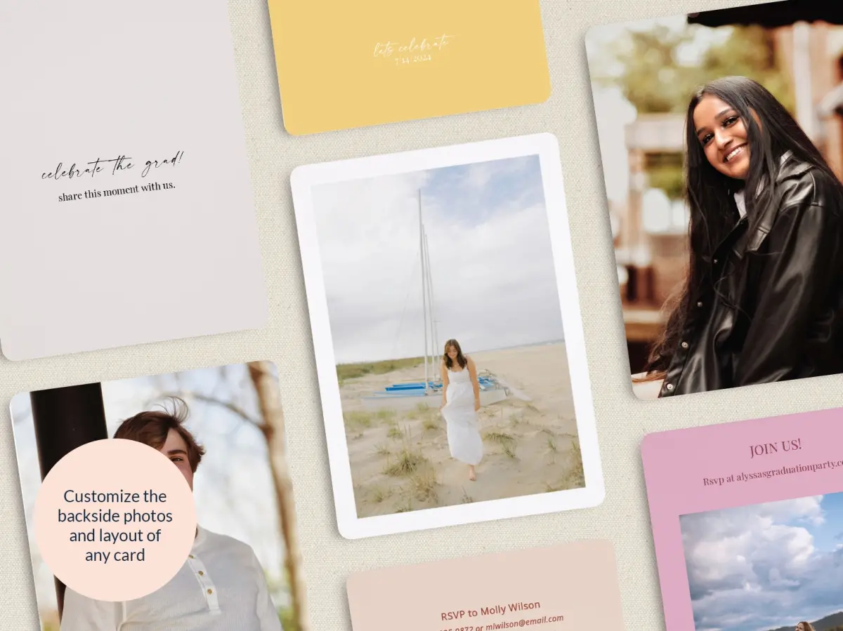 Grad Card Back
