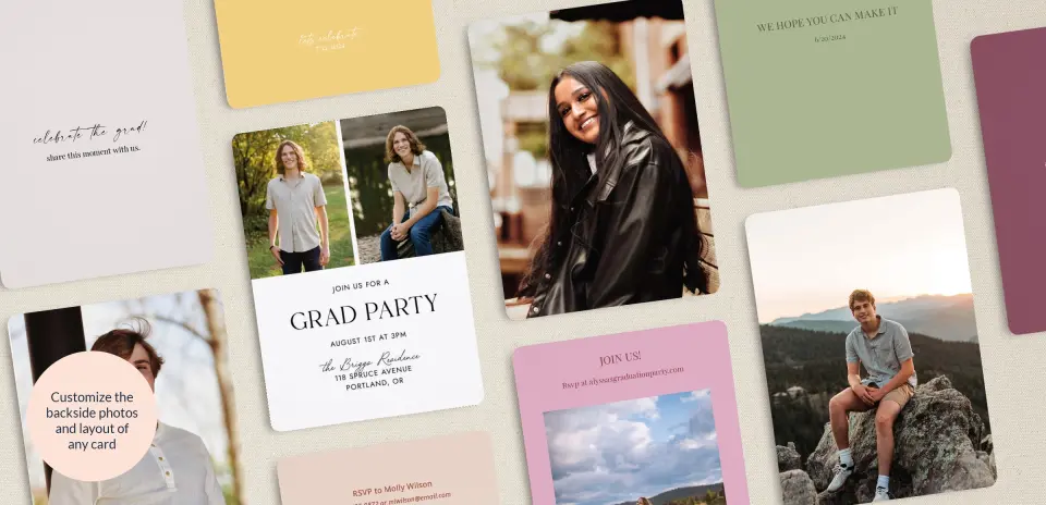 Grad Card Back