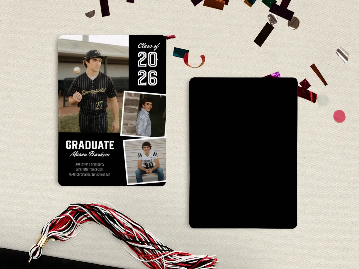 Grad Card Back