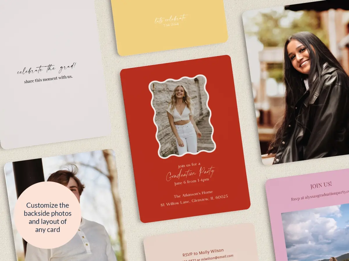 Grad Card Back