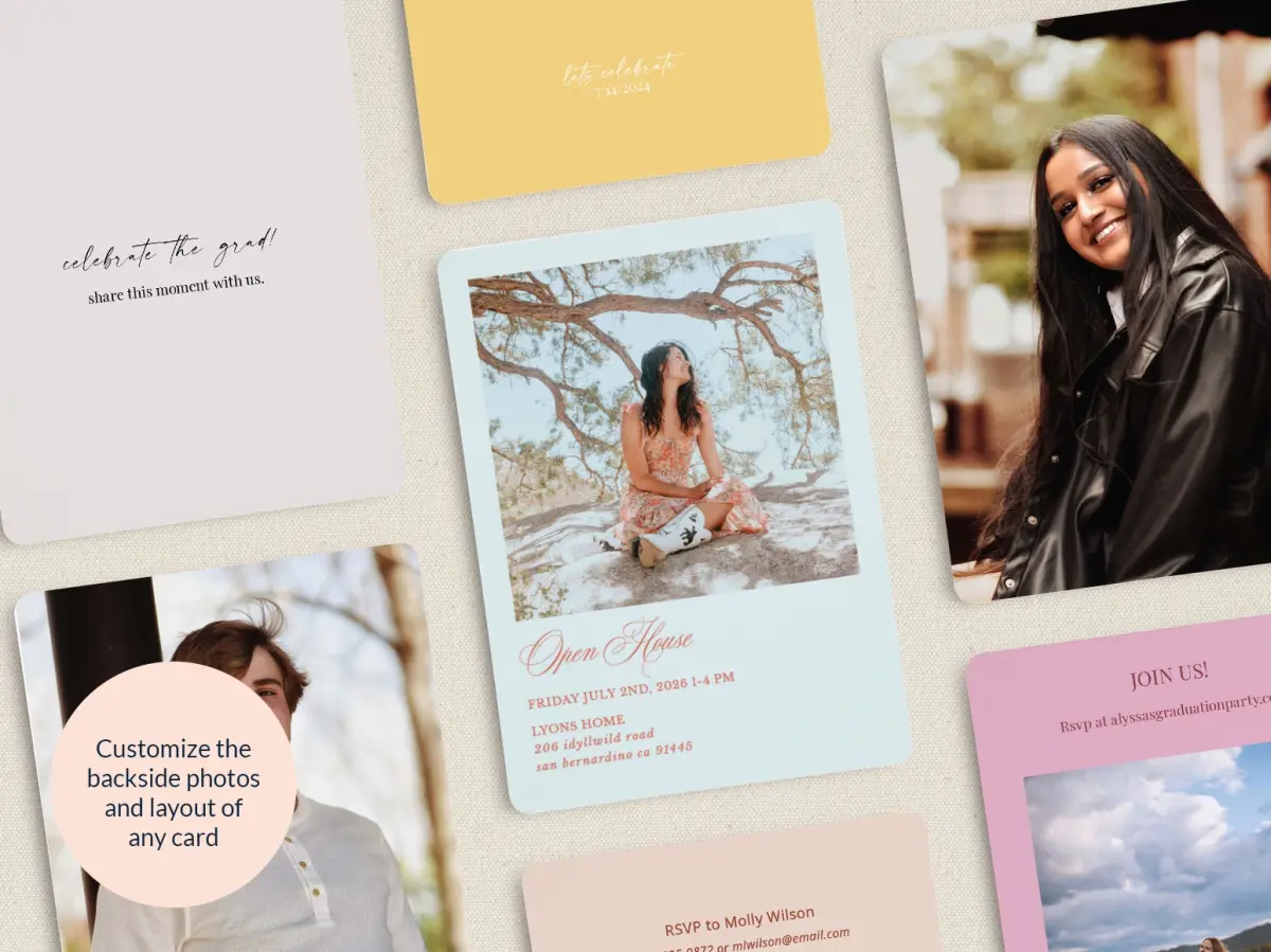 Grad Card Back