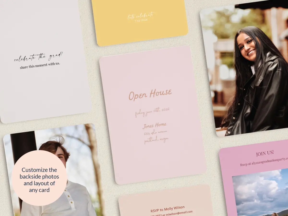 Grad Card Back
