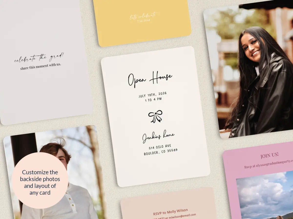 Grad Card Back